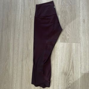 Lululemon wunder under scalloped hem 23”